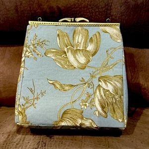 New Handmade Kisslock Clasp Mini Backpack Bag